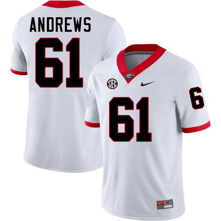 David Andrews Georgia Jersey,University Of Georgia Bulldogs Football Jersey,Uniforms,Gears-White